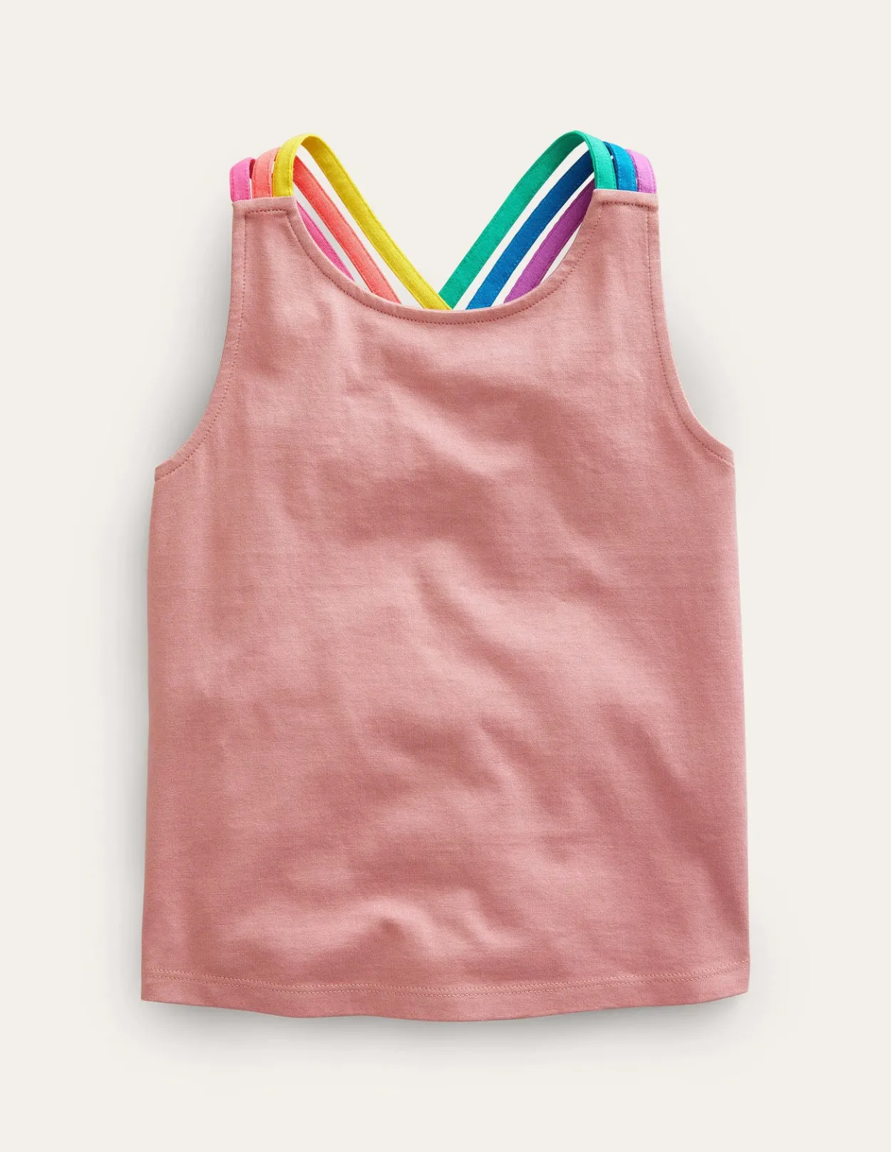 Sale Coloured Strap Vest Girls Tops & T-Shirts