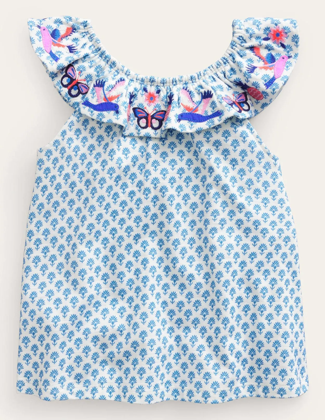 Shop Frill Embroidered Top Baby & Toddler Tops & T-Shirts